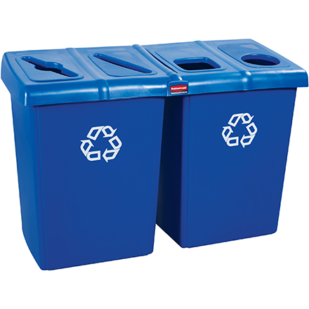 Rubbermaid<span class='rtm'>®</span> Recycling Station - 92 Gallon